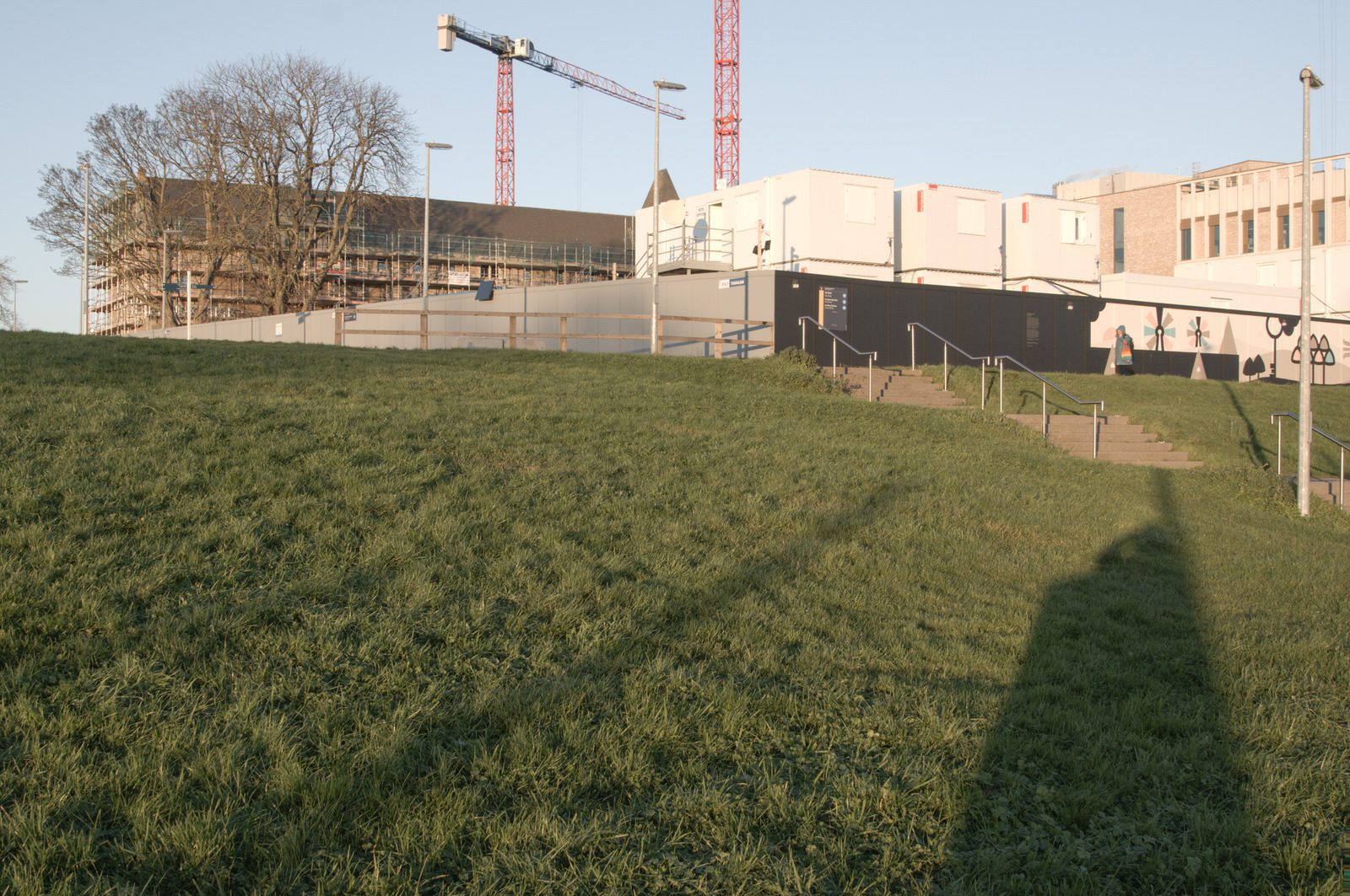 A SUNNY BUT VERY COLD DAY AT THE GRANGEGORMAN UNIVERSITY CAMPUS 019