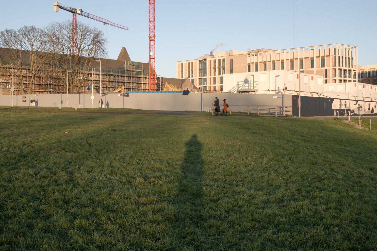 A SUNNY BUT VERY COLD DAY AT THE GRANGEGORMAN UNIVERSITY CAMPUS 013