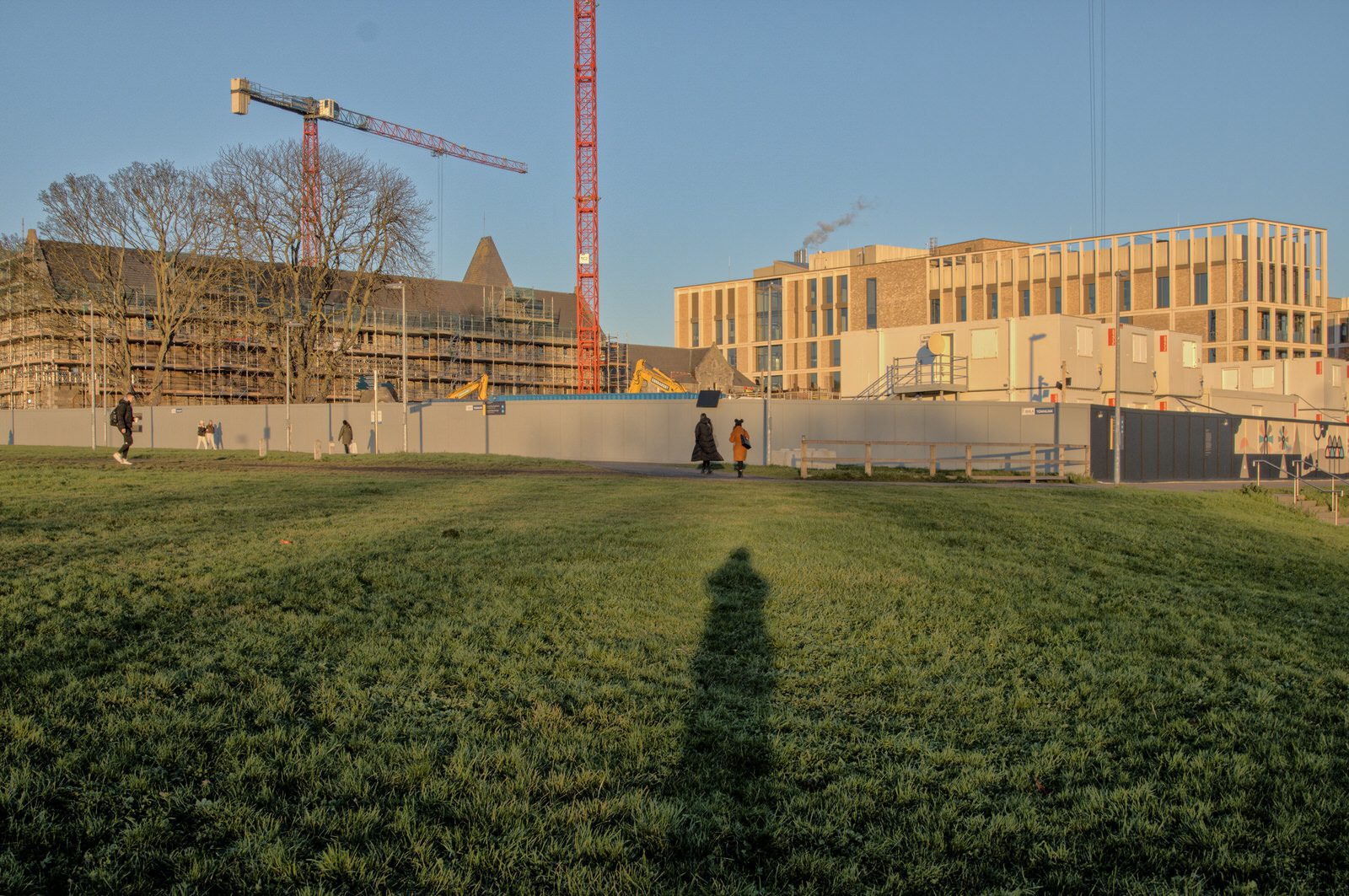 A SUNNY BUT VERY COLD DAY AT THE GRANGEGORMAN UNIVERSITY CAMPUS 009