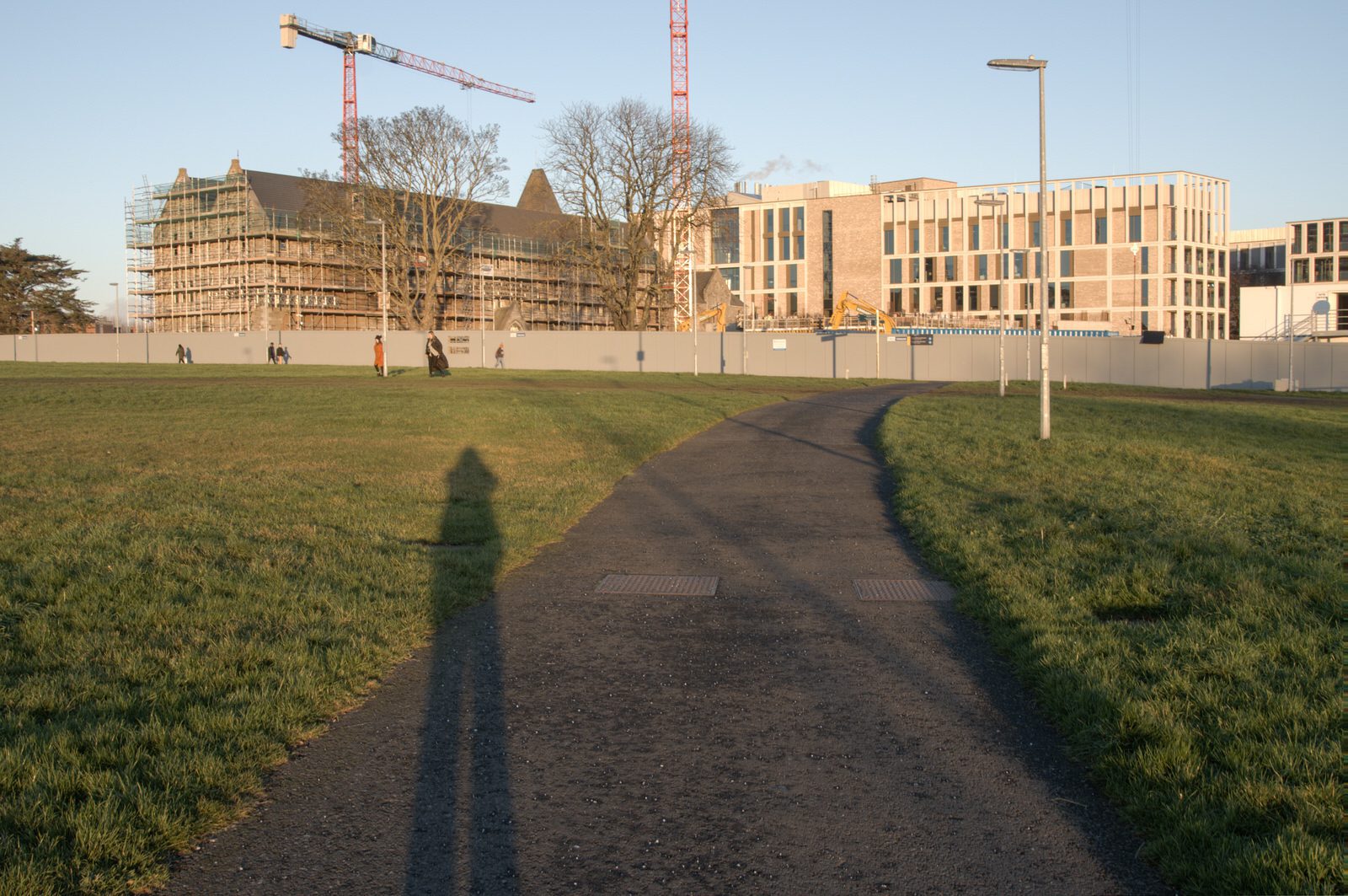 A SUNNY BUT VERY COLD DAY AT THE GRANGEGORMAN UNIVERSITY CAMPUS 011