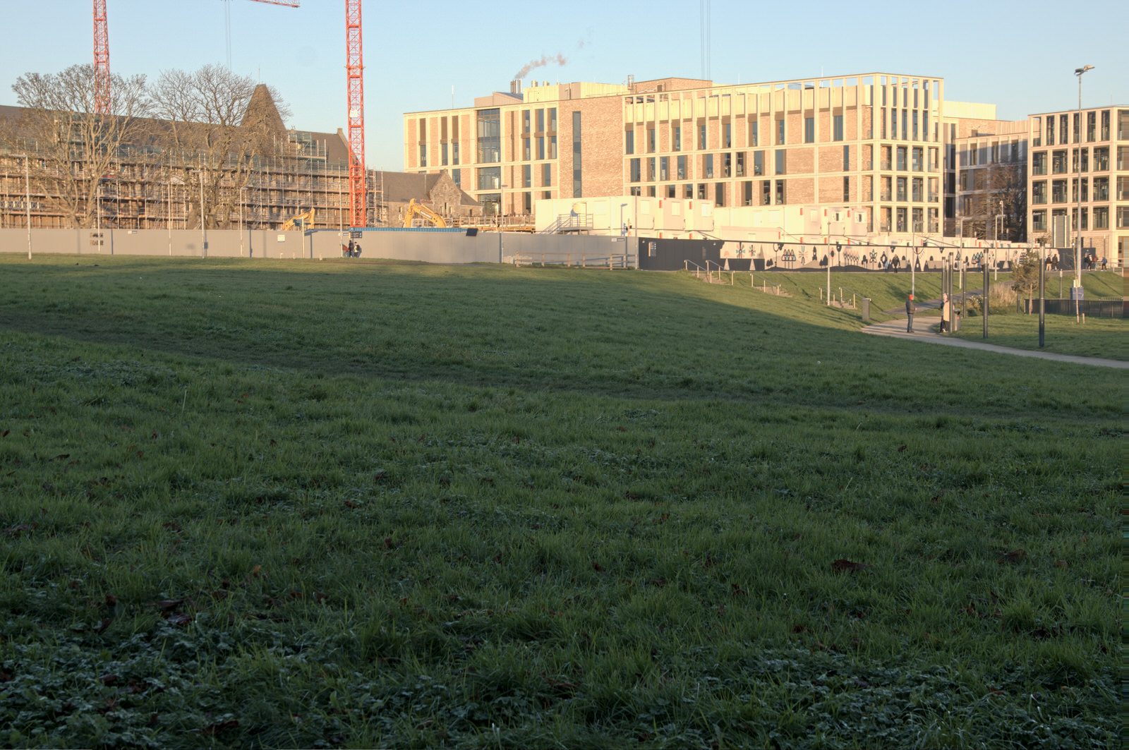 A SUNNY BUT VERY COLD DAY AT THE GRANGEGORMAN UNIVERSITY CAMPUS 008