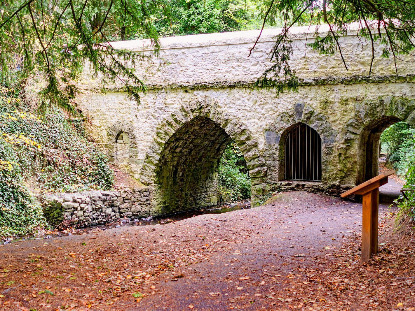 THE GOTHIC BRIDGE [ST ANNE'S PARK 28 SEPTEMBER 2024]-241873-1