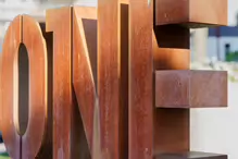 THE CORTEN SIGN AT THE ONE BUILDING [LOWER GRAND CANAL STREET]-232462-1