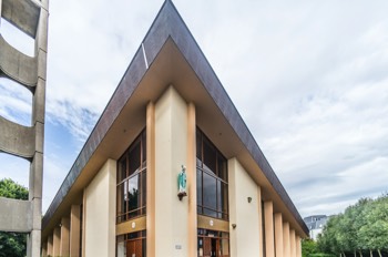  EXTERIOR: SAINT PATRICK'S CHURCH AND HALL - 15mm LENS 