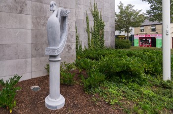  The sculpture is comprised of a swan, a symbol of rebirth and resurrection 