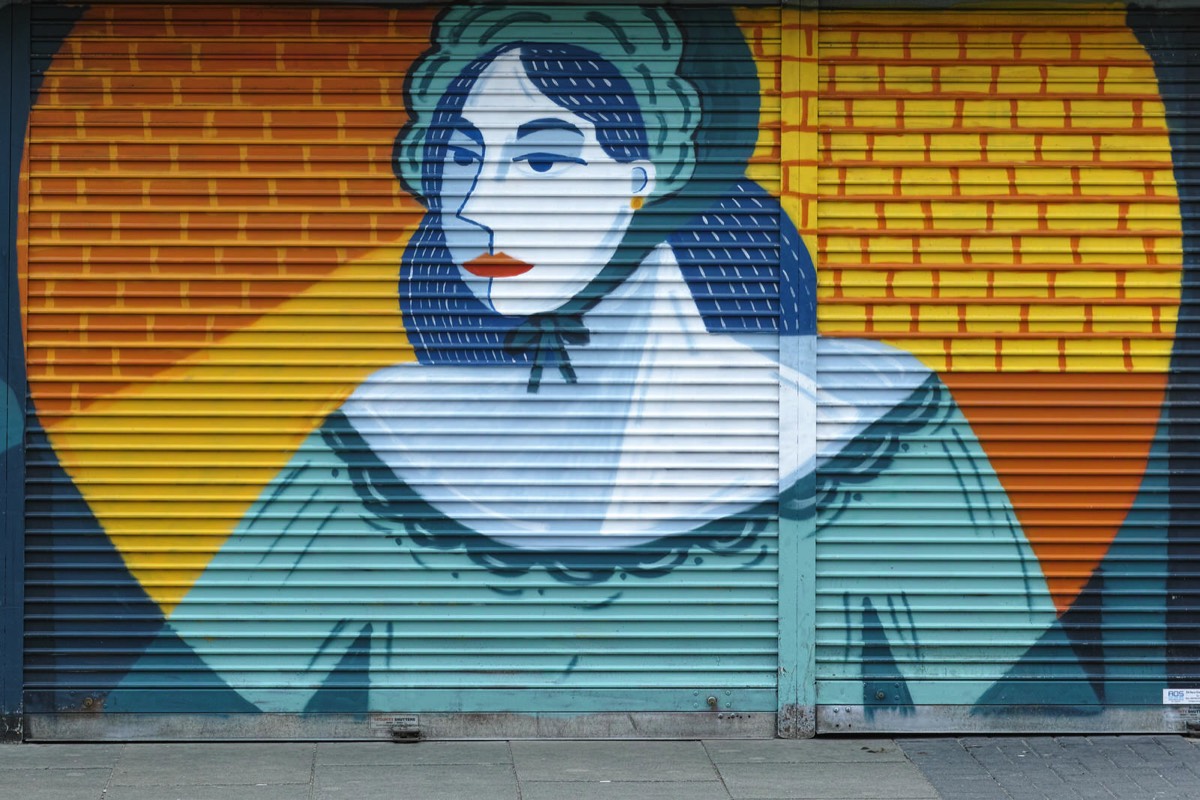 STREET ART TRIBUTE TO ANNE DEVLIN  BY ARTIST  CLAIRE PROUVOST  004