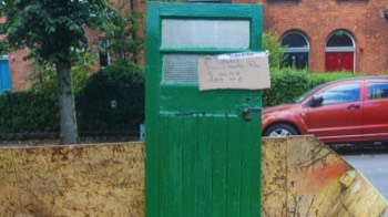  GREEN DOOR IN A SKIP 