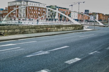  James Joyce Bridge is a road bridge spanning the River Liffey 