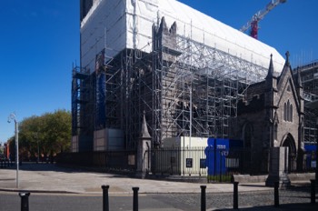  Situated beside St. Patrick's Cathedral, tradition has it that St. Patrick baptised the first Irish Christians there with water from the River Poddle which flows underground. 