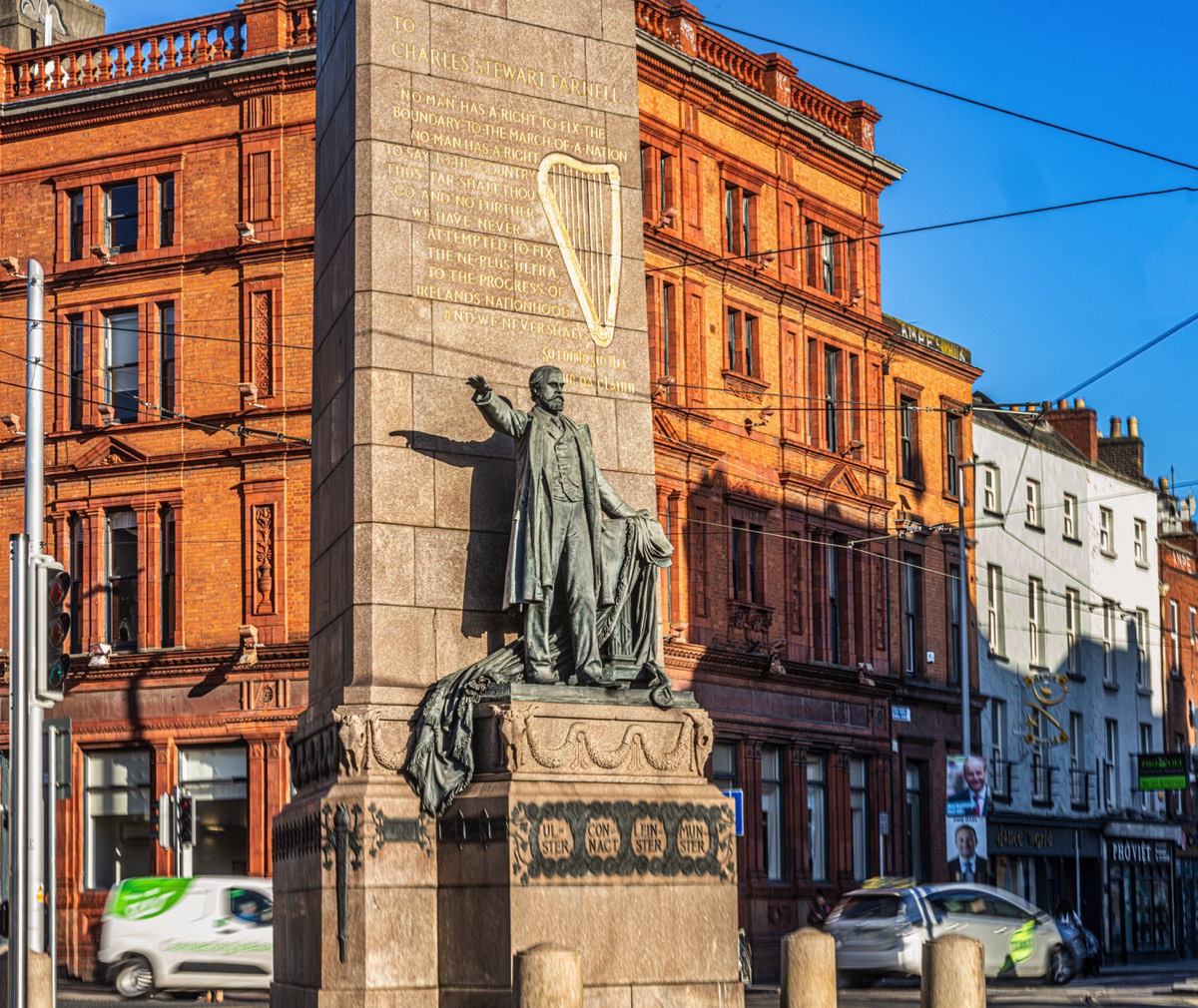 This Monument Is located at the Parnell Street end of O Connell Street
