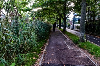  CHARLEMONT PLACE - FROM THE TRAM STOP TO THE BOARDWALK AT LEESON STREET BRIDGE 