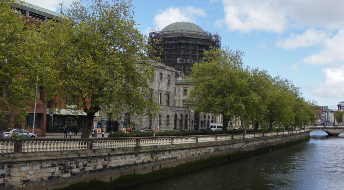 THE DOME OF THE FOUR COURTS - RESTORATION BEGAN IN 2015 003