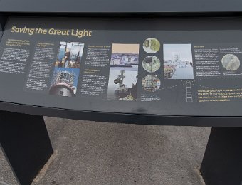 THE GREAT LIGHT - TITANIC WALKWAY [VICTORIA WHARF BELFAST]-145380-squashed