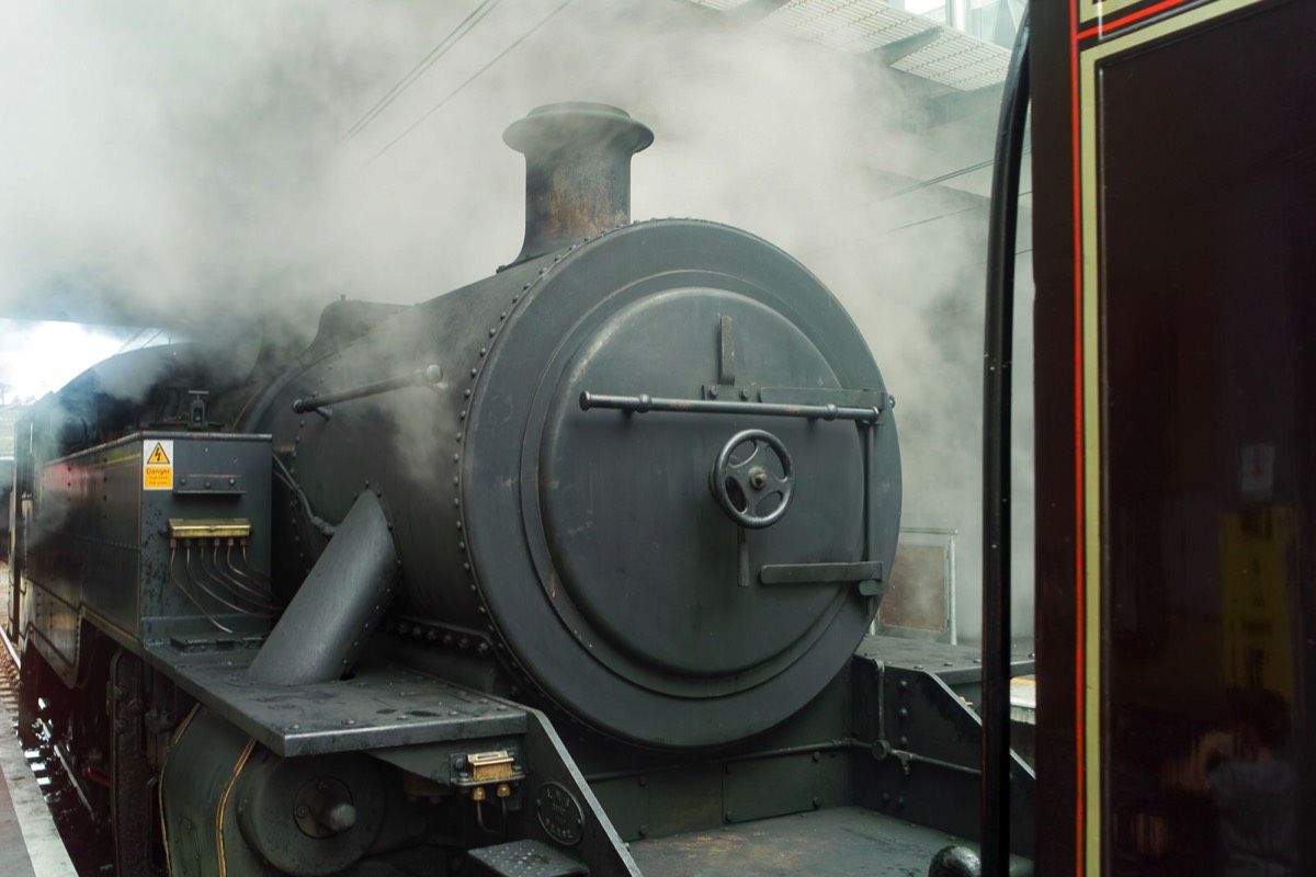 THE KINGSTOWN SPECIAL IN DUN LAOGHAIRE - STEAM TRAIN  001