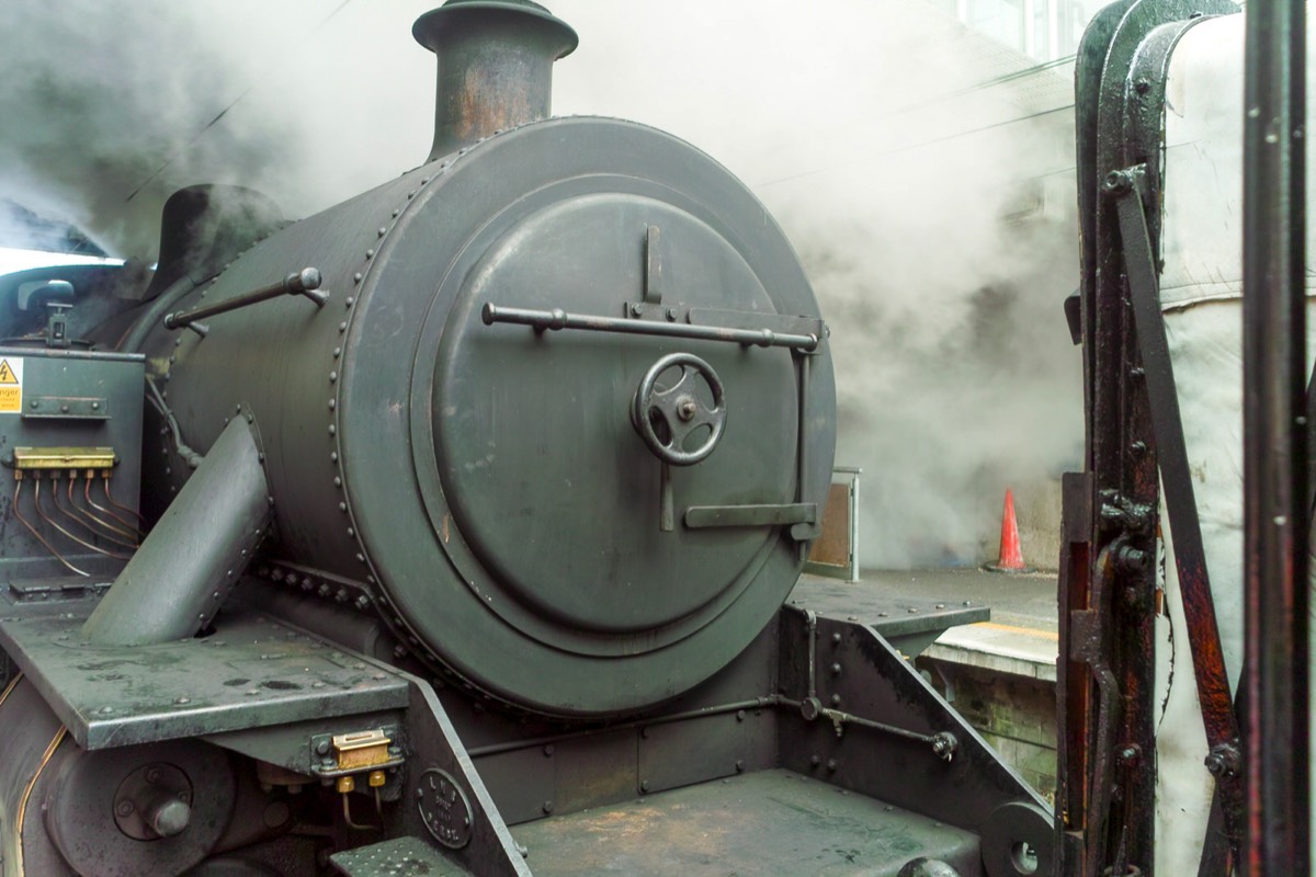 THE KINGSTOWN SPECIAL IN DUN LAOGHAIRE - STEAM TRAIN  005