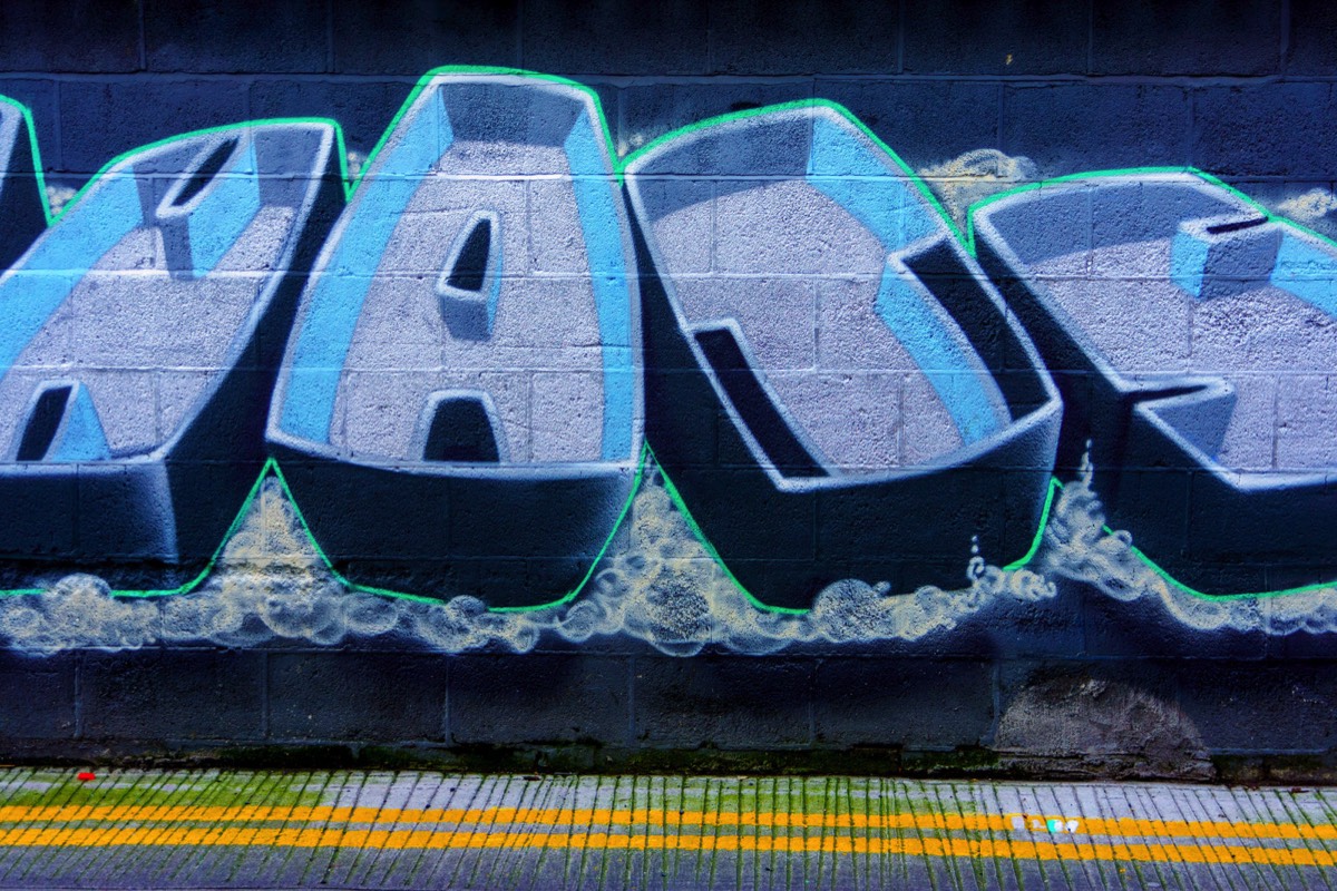 GRAFFITI WALL  AT ORMOND PLACE 012