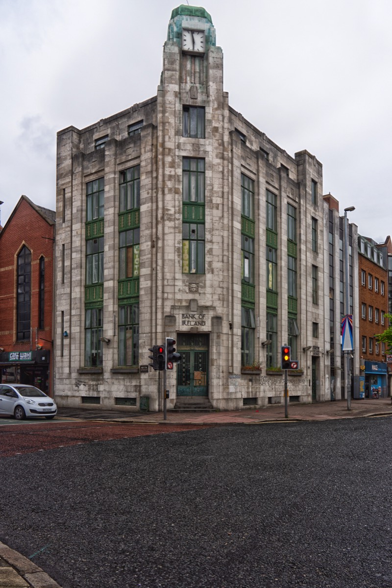 FORMER BANK OF IRELAND ART DECO BUILDING  ROYAL AVENUE IN BELFAST 001
