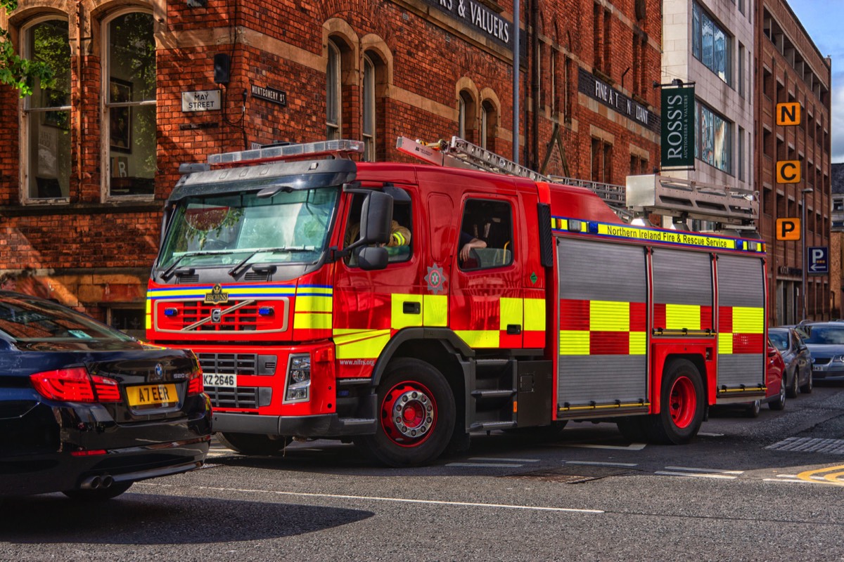 FIRE BRIGADE ON CALL OUT -BELFAST MAY 2015 007