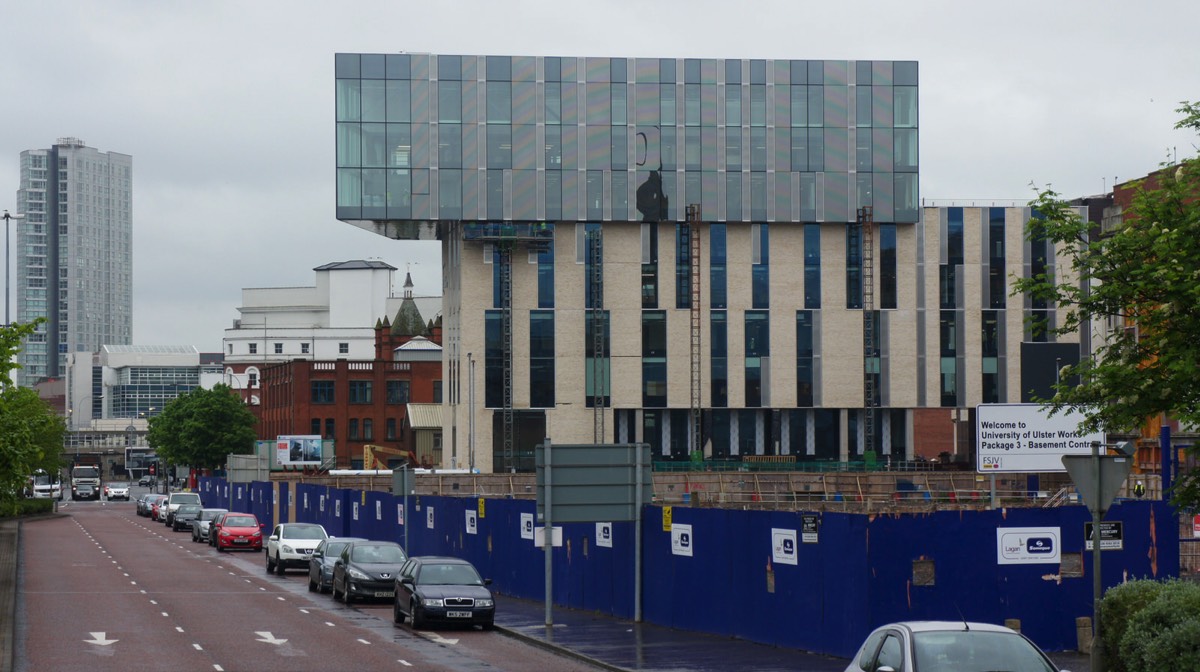 ULSTER UNIVERSITY BELFAST CAMPUS PHOTOGRAPHED MAY 2015 007