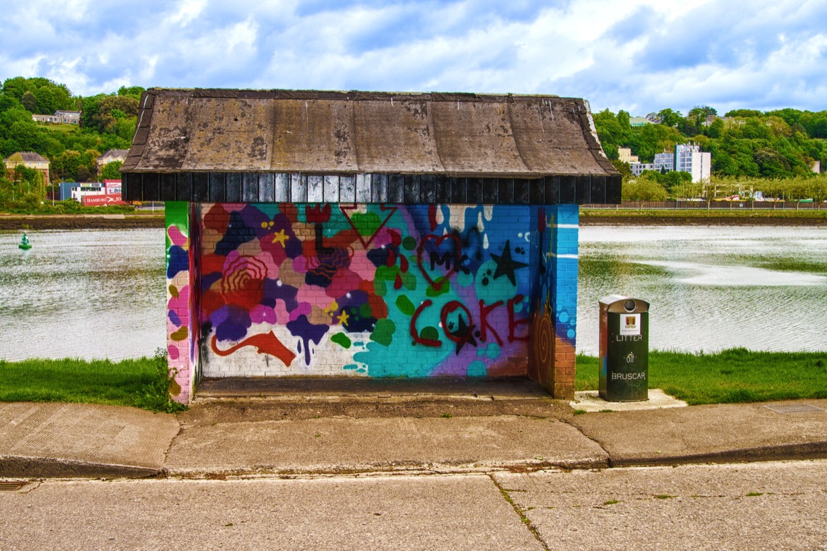 AUGUST 2022 THE COVID PROTEST HAS BEEN PAINTED OVER