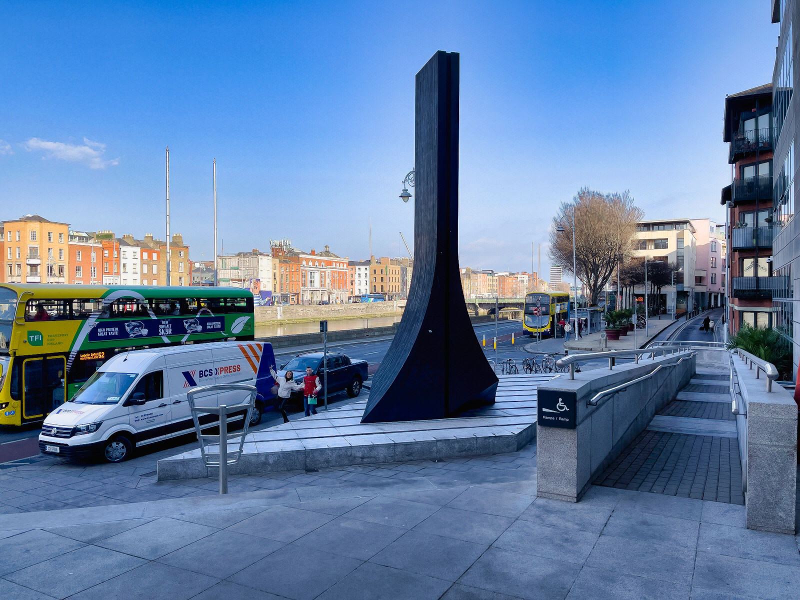 Wood Quay Sculpture By Michael Warren