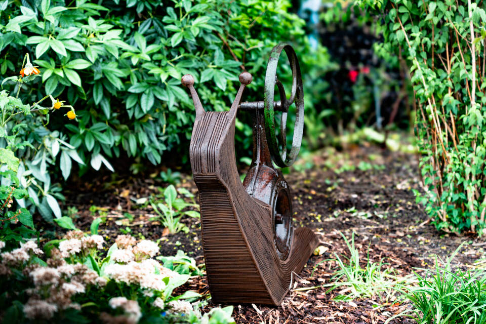 Sculpture Of A Clockwork Snail