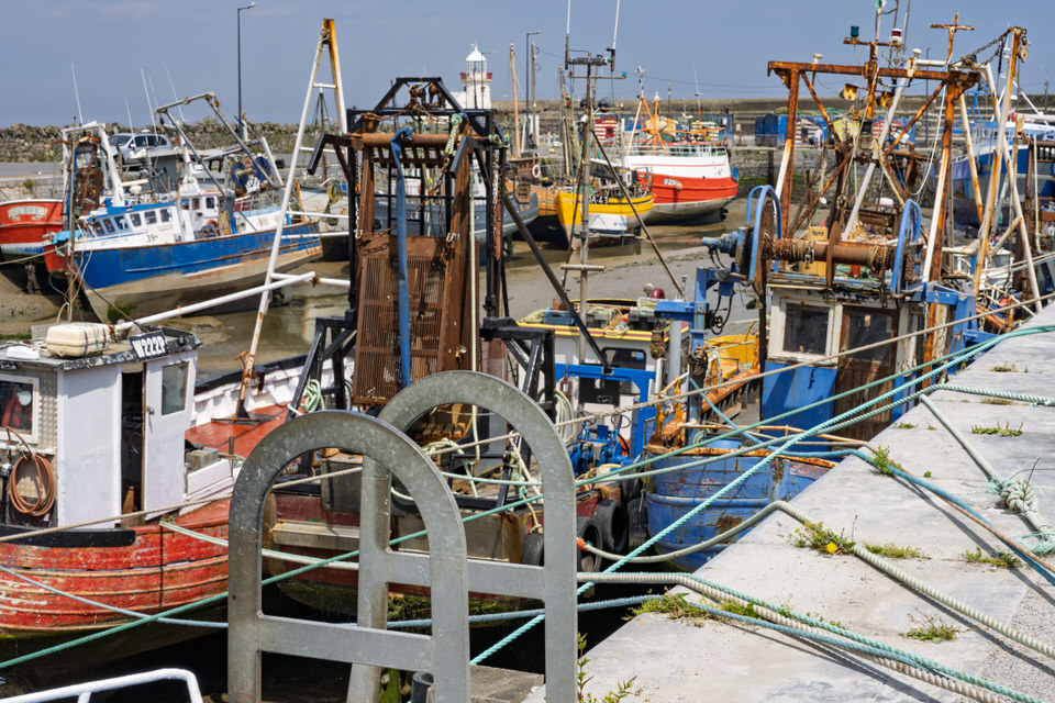 Balbriggan Is One Of The Drying Harbours Of North County Dublin
