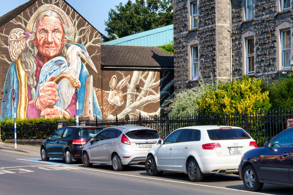 An Cailleach Is A Mural By Vera Bugatti